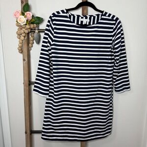 Free Assembly 3/4 Sleeve‎ Tunic Striped Size Medium
